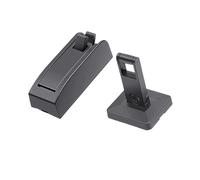Support de porte mural compact avec fonction de fermeture douce qui s'adapte à une distance allant jusqu'à 73 mm entre et un pare-chocs moderne