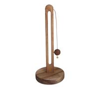 Support De Porte-Rouleau À Serviette - Stockage Vertical | Porte-Serviette en Bois | Ponteur De Papier De Cuisine en Bois Poute De Travail | Porte-Papier De Cuisine en Boiss pour Les Éponges À Poils