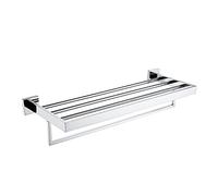 Support de Porte-Serviettes de 23 "Murled Murd - Aigneur à Double Serviette à Double Serviette en Acier Inoxydable pour Rangement de Salle de Bain - Finishing Space-Saving Design & Elégal