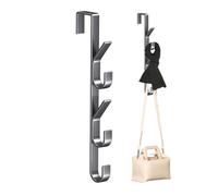 Support de porte suspendu - Crochets de porte en acier | Organisateur de stockage économe en espace | Crochet Vertical multifonctionnel pour vêtements, sacs, foulards, chapeaux, serviettes, placard de