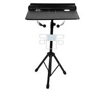 Support de Poste de Travail Mobile de Tatouage Amovible avec Base de Trépied, Table de Bureau de Tatouage Portable Réglable de 61 à 107 Cm pour une Utilisation Professionnelle en