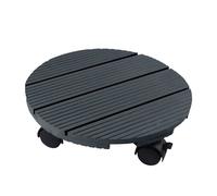 Nature Tablette A Roulettes Pour Plantes - Bois Composite - H7 X 30 Cm