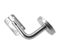 Support de poteau d'accoudoir 1 support mural for rampe d'escalier en acier inoxydable et verre