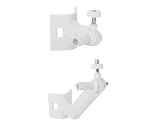 Support de poteau de 5,1 cm pour caméra Ring Up Cam et Spotlight Cam, support ABS compatible avec les caméras Arlo Blink Eufy et panneau solaire, support réglable résistant aux intempéries, blanc, 12