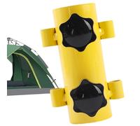 Support de poteau de tente de camping, tente de camping | Tente coupe-vent avec tige tubulaire fixe | Support de tige d'auvent réglable pour barbecue de pêche au camping