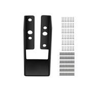 Support de Poteau Dissimulés Lot de 24 pour Connecter Du Bois 5,1x10,2cm Noir