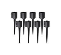 Support De Poteau Extérieur 61x11,3x11,3cm Intérieur 8,9x8,9cm Pour Barre De Jardin