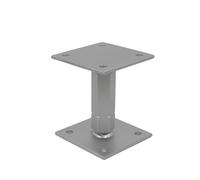 Support de poteau Harry 100 x 100 mm réglable en hauteur 120 - 230 mm GeZu...