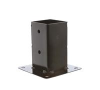 Support de poteau sur platine - Dimension (mm) : 90x90