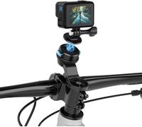 Support de potence avant magnétique à dégagement rapide pour guidon de vélo compatible avec Go Pro Hero 12/11/10/9/8/7/6/5 noir,DJI Osmo Action 4/3 et plus encore