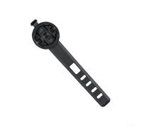 Support de potence compact pour ordinateur de vélo Garmin et feu arrière pour tige de selle Aero pour vélo de route VTT pliant, support en plastique de 137 mm de long avec ajustement sécurisé (tige de