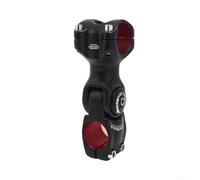 Support de potence de vélo 90 mm de longueur 28,6 mm | Pour aluminium 6061-T6 forgé, haute rigidité, résistant aux chocs, design léger, noir mat (noir 31,8 x 90 mm)