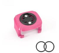 Support de potence de vélo léger 23 g pour Brompton M S | Design anti-secousses, fixation des écrous, sangles élastiques, conduite stable, vision claire pour ordinateur de vélo (rose