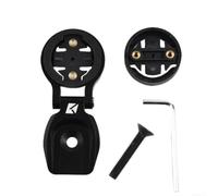 Support de potence pour vélo Bryton pour Garmin en aluminium noir | Alliage d'aluminium de qualité supérieure, design léger de 35 g, s'adapte au tube de direction, compatible avec la série