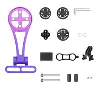 Support de potence réglable pour ordinateur de vélo en alliage rotatif à | Rotation à 180 degrés, angle de vision optimal, mécanisme de verrouillage sécurisé, s'adapte à différentes tiges