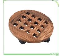 Support de pots de fleurs à roulettes - Porte Plante - Plateau Roulette Plante 25CM