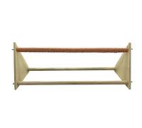 Support De Poule En Bois Givré, Perche, Triangle, Plateau De Table En Bois, Jouet De Jeu Pour Les Poules, Balançoire D'oiseau Faite À La Main Pour Les Grands Oiseaux, Perroquets