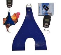 Support de poulet pliable : sac de pesée de poule, sac de transport d'échelle d'élevage | Unité de convoyeur pour petits animaux, accessoire d'évaluation du poids de grange de ferme,