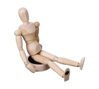 Support de poupée Air Plant Support réglable pour plantes aériennes - Statue à joint en bois Support de plante | Support de poupée articulée mobile Support de statue magnétique pour la décoration de