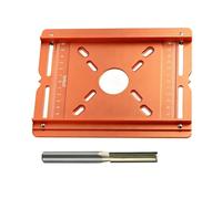 Support de précision robuste pour guide de toupie multi-trous | Rail de plaque de base pour machine de découpe pour couper la coupe, le routage, la fabrication d'armoires, les menuisiers