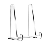 Support De Présentation En Acrylique - Chevalet Transparent | Socle Pour Livres Et Disques Vinyles | Porte-Assiette Décoratif Pour Vitrine De Magasin Et Galerie D'Art