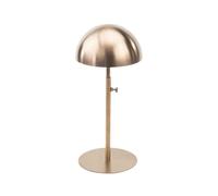 Support de présentation réglable en acier inoxydable pour chapeau et perruques, chapeau en métal organisé