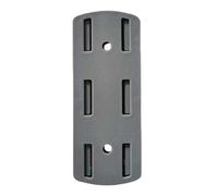 Support De Prise Adhésif - Support De Auto-adhésif sans Poinçon 10,2x4 Cm, Fixateur De Multiprise Enfichable À Montage Mural pour La Cuisine Et Le Bureau