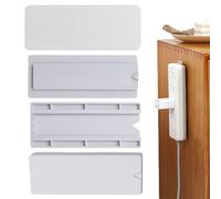 Support de prise adhésive | Support de bande d'alimentation sans poinçon - Support peu encombrant pour organisation de routeurs, télécommandes, fils, maison, chambre à coucher