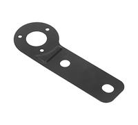 Support de Prise de Remorque, Connecteur de Fil de Remorque en Acier Noir 7 Broches Plaque de Montage de Prise Robuste Support de Prise de Courant de Barre de Remorquage D'attelage