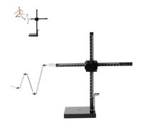 Support de prise de vue d'animation Stop Motion avec kit d'armature à double axe, échelle, longueur de rack de 25 cm, voyage efficace de 22 cm pour animateurs et photographie en accéléré