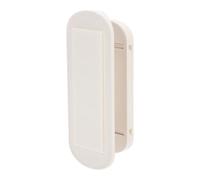 Support de Prise Murale sans Clous en ABS Blanc, Double Face | Fixation Adhésive, Fonction D’enroulement, Capacité de Charge, pour Organiser Câble et Multiprise