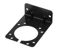 Support de Prise Remorque 7 Broches Connecteur de Remorquage Support de Douille à Fiche à Angle Droit pour Raccord de Remorque avec Vis et Ecrous