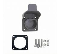 Support de Prise Véhicule Électrique Prise Murale Support Fixation Socle Porte Connecteur en Nylon Antichoc pour Fiche 7, Style to 2