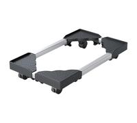Support de processeur réglable - Organiseur télescopique au sol, base d'ordinateur roulant avec roulettes, support en acier avec stabilité, style chambre de bureau, support multifonction pour
