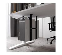 Support de processeur réglable sous le bureau, support de tour PC en acier robuste, largeur de 13,7 cm à 24,9 cm, hauteur jusqu'à 49,8 cm, idéal pour le bureau à domicile et l'installation de jeu