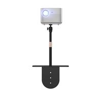 Support de Projecteur, 24 à 40 Cm de Hauteur Réglable, Support Mural pour Projecteur de Chevet avec Filetage 1/4, Rotation à 360° et Support de Projecteur de Téléphone