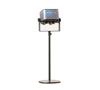 Support de projecteur de bureau réglable à 360° - Support universel à vis de 6,35 mm pour bureau, maison et école - Parfait pour la projection avant vers le haut et vers le bas
