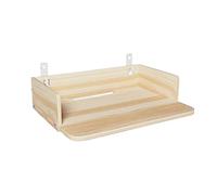 Support de projecteur en bois massif perforé plateau libre étagère projecteur suspendu chevet support mural Base de Support de Projection Pieds pour Vidéoprojecteur ( Size : M )