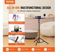 Support de Projecteur et d’Ordinateur Portable Trépied pour Vidéoprojecteur Hauteur Réglable 68 5-160 cm Stand de Vidéoprojecteur…
