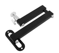 Support de Projecteur Multifonction Rotatif 360°, Crochet en L | Alliage D'aluminium Noir, Usage Salon ou Chevet, Compact et Pliable, pour Projecteurs et Petits Écrans