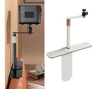 Support de Projecteur Mural Mini Rotatif Réglable en Hauteur, Trépied Universel Quart de Fil pour Canapé, Bureau, Chambre (Blanc)