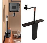 Support de Projecteur Mural, Mini Support de Projecteur Rotatif Réglable en Hauteur, Support de Trépied de Projecteur Universel Quart de Fil pour canapé Bureau Chambre (Noir)
