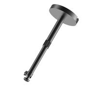 Support de projecteur noir pour plafond avec longueur extensible/fixe