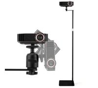 Support de projecteur, pivotant à 360°, hauteur réglable de 40 à 160 cm, filetage 1/4"", support de projecteur en acier, home cinéma
