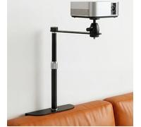 Support de projecteur pour lit et canapé - Stabilité améliorée pour projecteurs lourds design caché hauteur réglable de 14 à 12IN