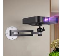 Support de projecteur robuste en alliage d'aluminium, support mural pour trous de vis universels de 1/4 pouces, articles XGIMI TD, capacité de chargement de 10Kg Stand with tray