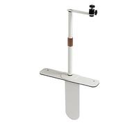 Support de Projecteur Support de canapé de Chevet, Support de Projecteur Mural de Bureau de canapé de Chevet Rotatif à 360 Degrés, Structure en Métal, Base Stable Enfichable pour (Blanc)