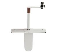 Support de Projecteur, Support de Projecteur Mural Rotatif à 360 Degrés pour canapé de Chevet, Bureau, Hauteur Réglable de 24 Cm à 40 Cm, Filetage 1/4 Po, Base Enfichable (Blanc)