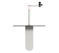 Support de Projecteur, Support de Projecteur Rotatif à 360 Degrés, Support de Projecteur Mural de Bureau de canapé de Chevet pour Le Bureau à Domicile (Blanc)