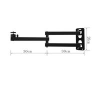 Support De Projecteur, Support Réglable Multi-Angle À 360 Degrés | Support de projecteur rotatif en acier au carbone, robuste et universel for XGIMI/JMGO/Xiaomi(60CM)